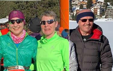 die drei Kategorienersten Ursina, Annelies und Jürg